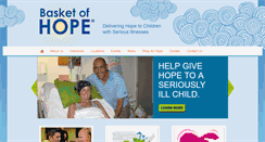 Desktop Screenshot of basketofhope.org